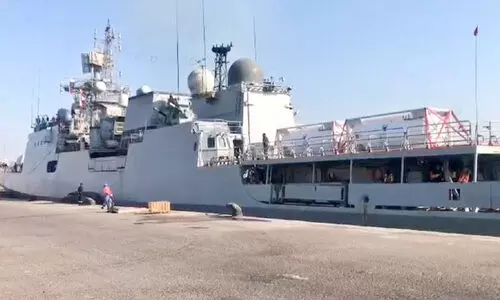 ബ​ഹ്​​റൈ​നി​ൽ​നി​ന്ന്​ ഒാ​ക്​​സി​ജ​നു​മാ​യി ക​പ്പ​ൽ പു​റ​പ്പെ​ട്ടു