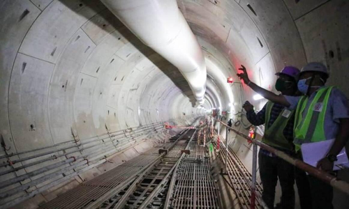 ഭൂമിക്കടിയിലൂടെയുള്ള മെട്രോ റെയിൽ തുരങ്കം പൂർത്തിയായി