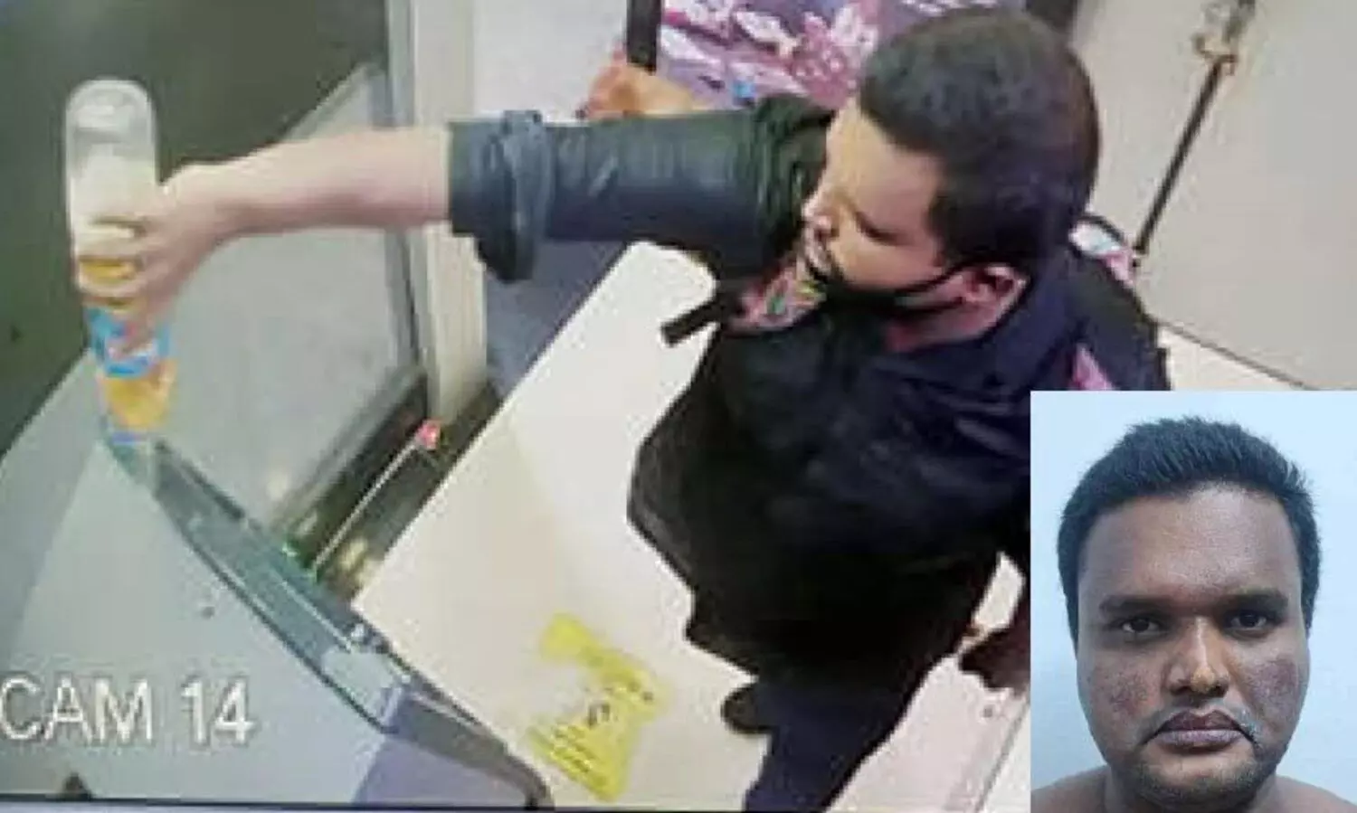 പെട്രോൾ ഒഴിച്ച് എ.ടി.എം കത്തിച്ച പൂഞ്ഞാർ സ്വദേശി പിടിയിൽ