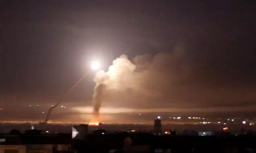 isreal attack in syria