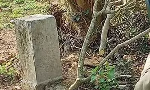 Farmer moves international border marker to make