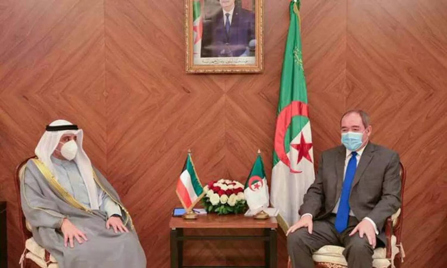 കുവൈത്ത്​ അൾജീരിയൻ വിദേശകാര്യ മന്ത്രിമാർ ചർച്ച നടത്തി