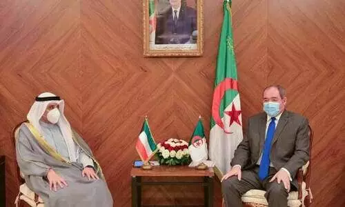 കുവൈത്ത്​ അൾജീരിയൻ വിദേശകാര്യ മന്ത്രിമാർ ചർച്ച നടത്തി