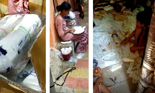 കോവിഡ്​ ടെസ്​റ്റിനുള്ള കിറ്റുകളൊരുക്കുന്നത്​ വൃത്തിഹീനമായ സാഹചര്യത്തിൽ; വിഡിയോ പുറത്ത്​: അപകടമെന്ന്​ ആരോഗ്യവകുപ്പ്​