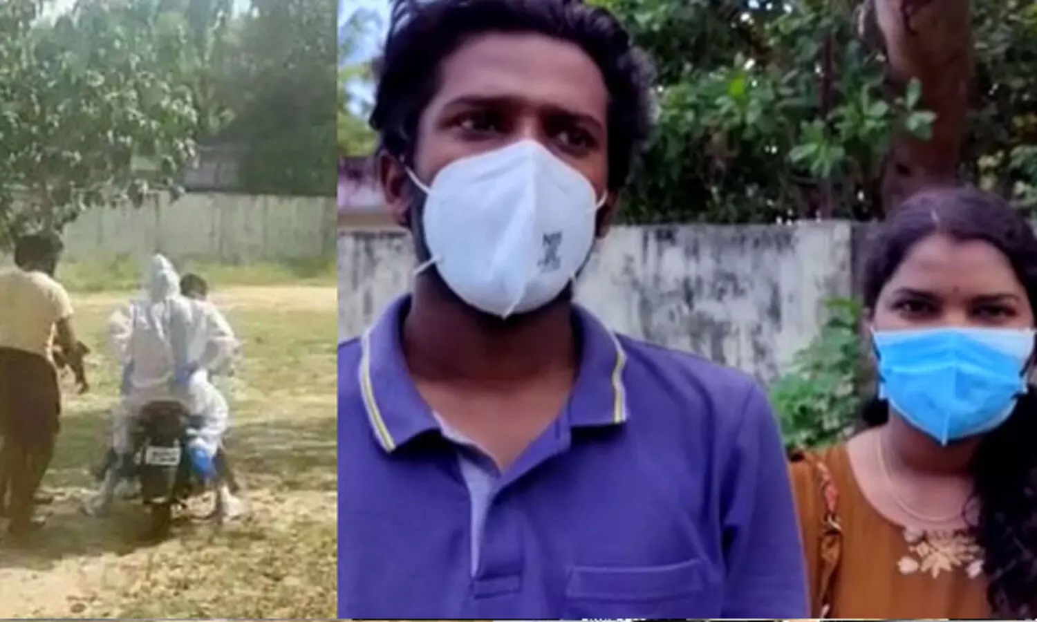 രോഗിയെ ബൈക്കിൽ കൊണ്ടുപോയവർക്ക്​ മുഖ്യമന്ത്രിയുടെ അഭിനന്ദനം; ആ രോഗി ഇപ്പോള്‍ സുഖം പ്രാപിച്ചുവരികയാണ്​