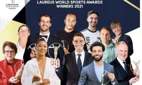 ലോറസ്​ അവാർഡിൽ തിളങ്ങി നദാലും ഒസാകയും; ഇടംപിടിച്ച്​ സലാഹ്​