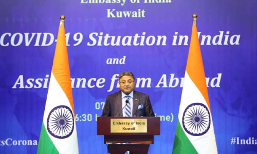 ഇന്ത്യയിലെ കോവിഡ്​: കുവൈത്തി​െൻറ സഹായം വിലപ്പെട്ടത്​ -അംബാസഡർ
