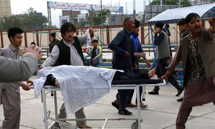 അഫ്​ഗാനിസ്ഥാനിൽ സ്​കൂളിന്​ സമീപം സ്​ഫോടനം; 25 പേർ കൊല്ലപ്പെട്ടു, നിരവധി പേർക്ക്​ പരിക്ക്​