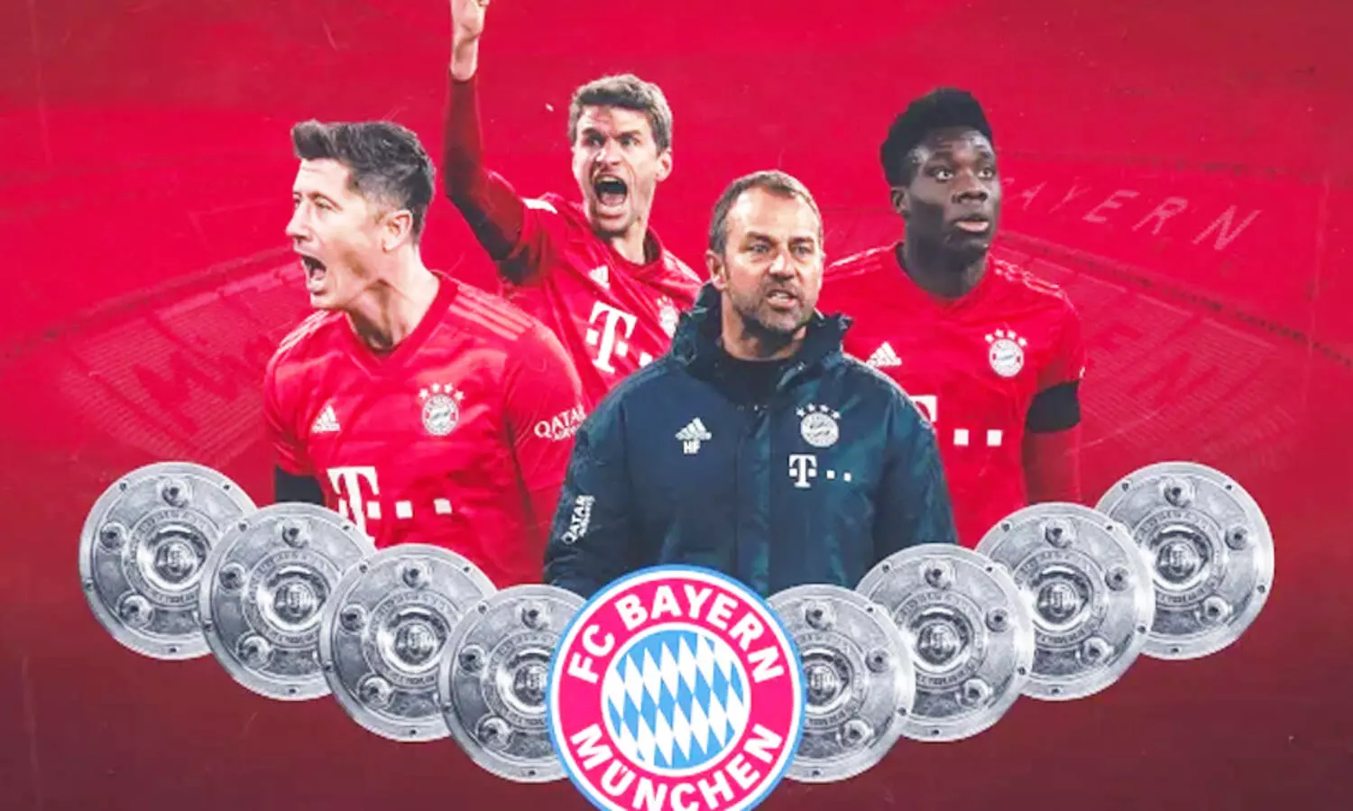 ബയേണിന്​ തുടർച്ചയായ ഒമ്പതാം ബുണ്ടസ്​ ലിഗ കിരീടം; വിജയത്തോടെ കോച്ച്​ പടിയിറങ്ങുന്നു