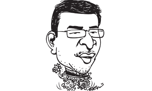 thejswi yadav cartoon