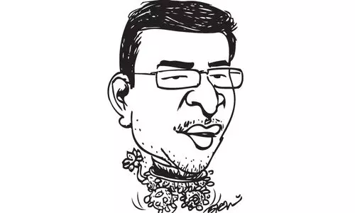 thejswi yadav cartoon