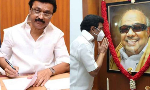 ജനപ്രിയ ഉത്തരവുകള്‍ സ്റ്റാലിന്‍ ഒപ്പിട്ടത് കരുണാനിധിയുടെ പേന കൊണ്ട്