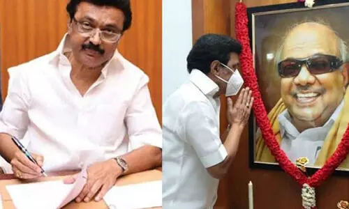 ജനപ്രിയ ഉത്തരവുകള്‍ സ്റ്റാലിന്‍ ഒപ്പിട്ടത് കരുണാനിധിയുടെ പേന കൊണ്ട്