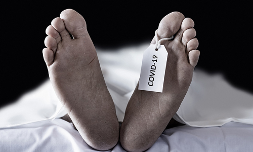 covid dead body