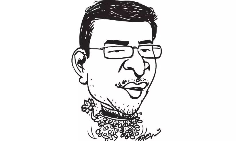 thejswi yadav cartoon