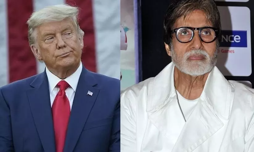 Donald Trumph and Amitab Bachhan