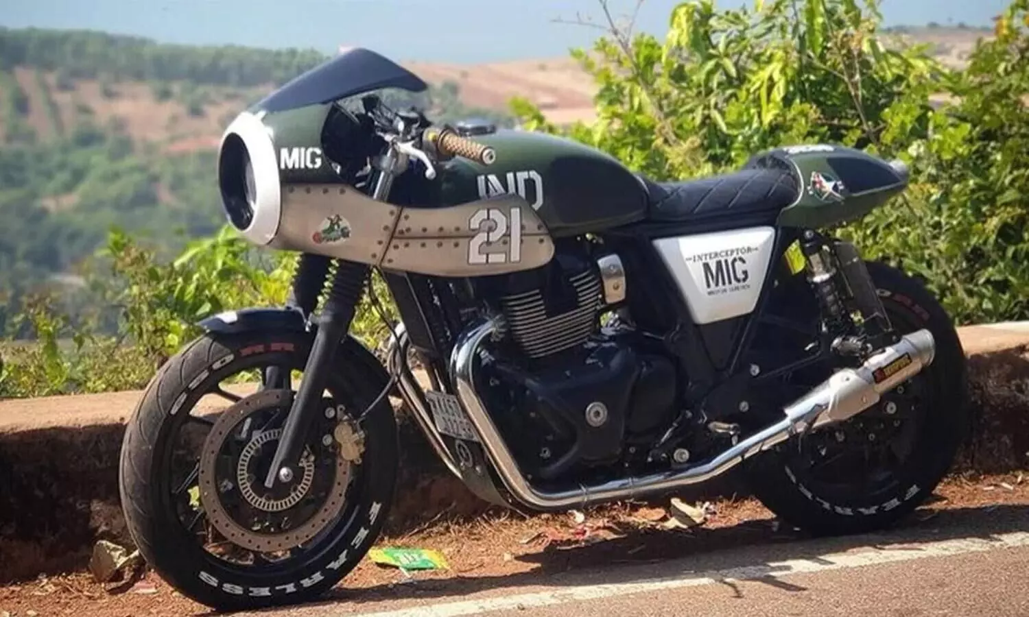 Royal Enfield Interceptor 650 Modified with