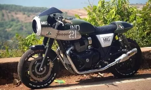 Royal Enfield Interceptor 650 Modified with