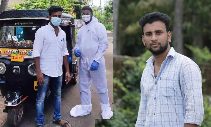 സ്വന്തം ഓട്ടോറിക്ഷ ആംബുലൻസാക്കി നഗരസഭ കൗൺസിലർ സ്വന്തം ഓട്ടോറിക്ഷ ആംബുലൻസാക്കി നഗരസഭ കൗൺസിലർ