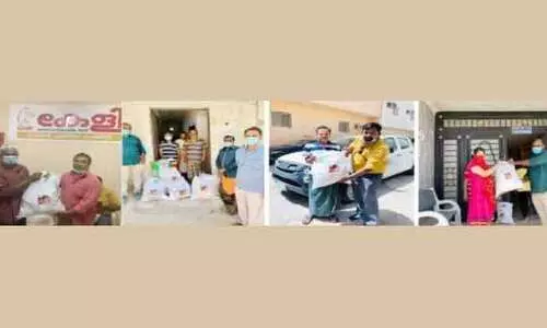 കേ​ളി മ​ലാ​സ് ഏ​രി​യ ഇ​ഫ്താ​ർ കി​റ്റ് വി​ത​ര​ണം