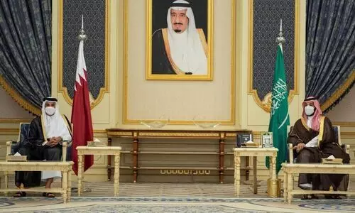 സൗദി കിരീടാവകാശിയും ഖത്തർ അമീറും ജിദ്ദയിൽ ചർച്ച നടത്തി