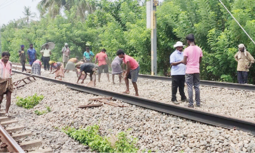 railway track upgrade