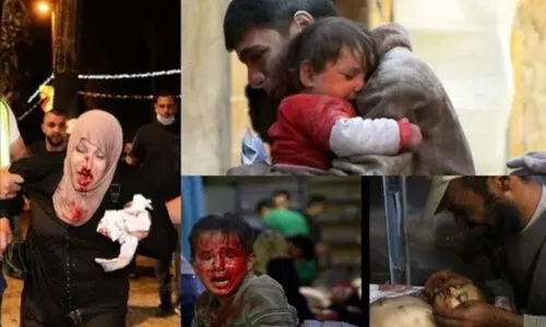 ഇസ്രായേൽ വേട്ടയാടുന്ന ഫലസ്​തീൻ ജനതക്ക് ഐക്യദാർഢ്യവുമായി എസ്​.എഫ്.​ഐയും കെ.എസ്​.യു വും