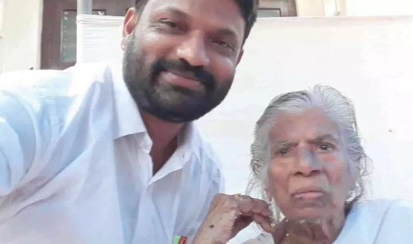 gireesan with gouriamma gireesan with gouriamma