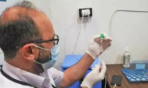 വടക്കൻ സിറിയയിൽ കോവിഡ്​ വാക്​സിനേഷൻ കാമ്പയിനുമായി ഖത്തർ റെഡ്ക്രസൻറ്​