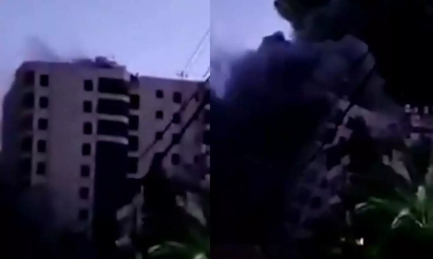 Israel airstrike destroys 13-storey residential building in Gaza