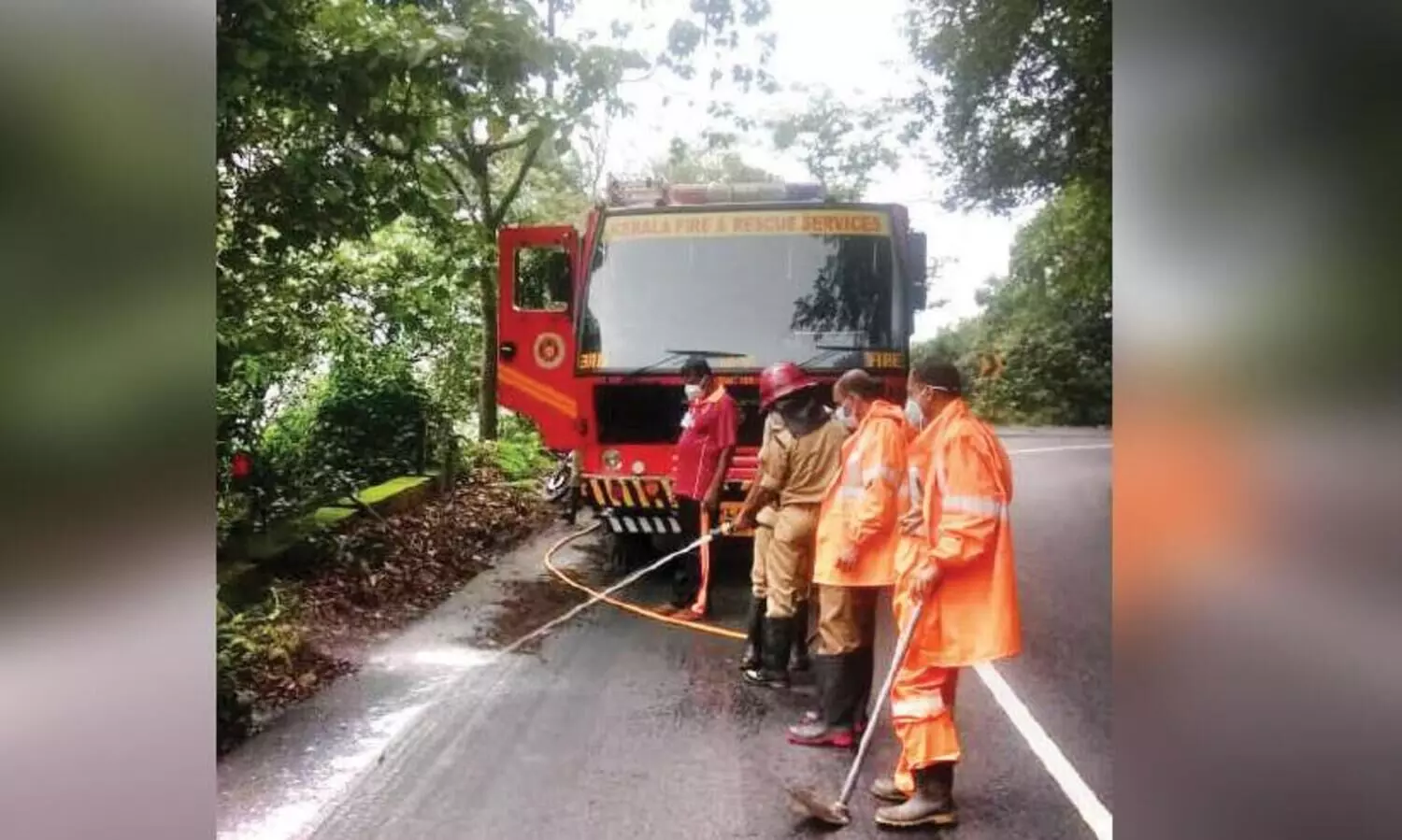 fire force washing road