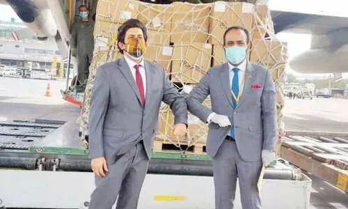 കോ​വി​ഡ്​: ഇ​ന്ത്യ​ക്ക്​ സ​ഹാ​യ​മ​യ​ച്ച്​ ഒ​മാ​ൻ