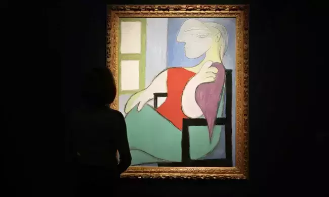 Picassos Woman sitting by a window (Marie-Therese)