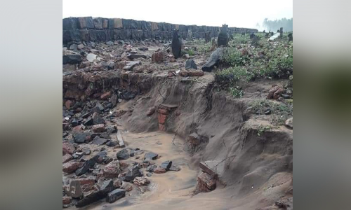 പാലപ്പെട്ടിയിൽ കടൽക്ഷോഭം: ഖബറുകൾ കടലെടുത്തു -VIDEO