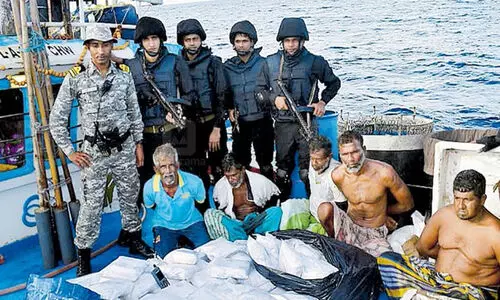 ശ്രീലങ്കൻ ബോട്ടിൽ 3000 കോ​ടി​യു​ടെ ഹെ​റോ​യി​നും അ​ഞ്ച്​ എ.​കെ 47 തോ​ക്കു​ക​ളും; എൻ.​െഎ.എ അന്വേഷണം തുടങ്ങി