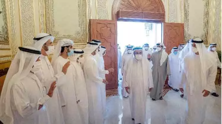 ശൈഖ് മുഹമ്മദ് ബിന് സായിദിനെ ഷാര്ജ ഭരണാധികാരി വരവേറ്റു ശൈഖ് മുഹമ്മദ് ബിന് സായിദിനെ ഷാര്ജ ഭരണാധികാരി വരവേറ്റു