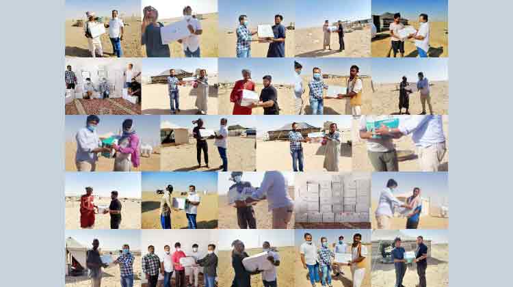 ആട്ടിടയന്മാർക്കും ഭക്ഷ്യകിറ്റുകളെത്തിച്ച് ഹഫർ അൽ ബാത്തിൻ ഒ.െഎ.സി.സി ആട്ടിടയന്മാർക്കും ഭക്ഷ്യകിറ്റുകളെത്തിച്ച് ഹഫർ അൽ ബാത്തിൻ ഒ.െഎ.സി.സി