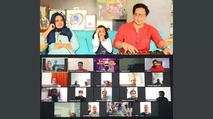 ഗസലുകൾ പെയ്തിറങ്ങിയ പെരുന്നാൾ പാട്ടും സൗഹൃദക്കൂട്ടും ശ്രദ്ധേയമായി ഗസലുകൾ പെയ്തിറങ്ങിയ പെരുന്നാൾ പാട്ടും സൗഹൃദക്കൂട്ടും ശ്രദ്ധേയമായി