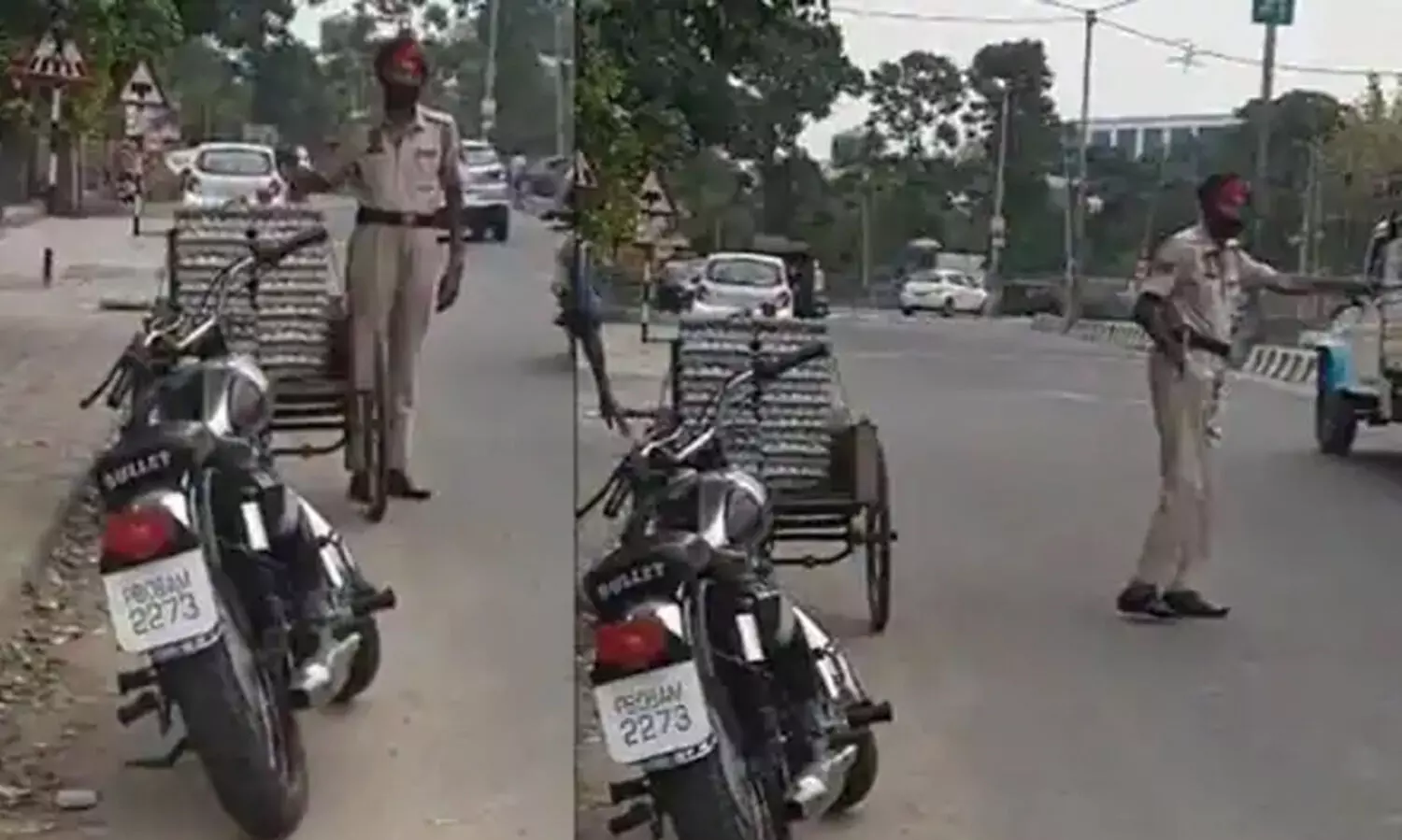 വൈറലായി പൊലീസി​െൻറ മുട്ട മോഷണം;  മുട്ട കടത്തിയത്​ പാൻറ്​സി​െൻറ പോക്കറ്റിൽ: ഒടുവിൽ സസ്​പെൻഷൻ