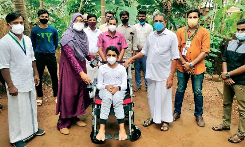 basith gifted weelchaire