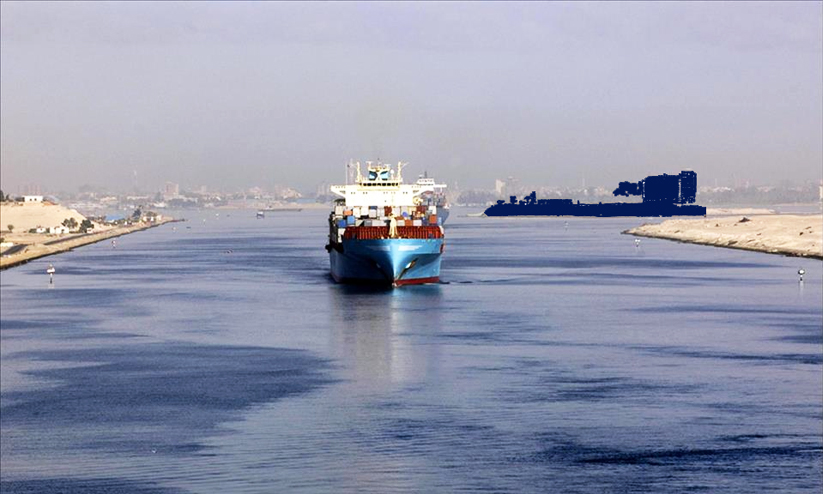 സൂയസ് കനാലിലെ ഇരട്ടപാത വിപുലീകരണത്തിന് തുടക്കമായി സൂയസ് കനാലിലെ ഇരട്ടപാത വിപുലീകരണത്തിന് തുടക്കമായി