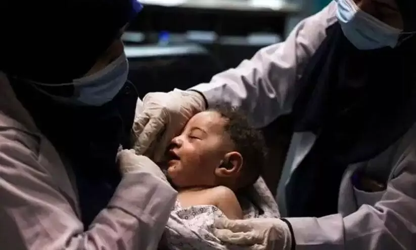 miracle kid in Gaza