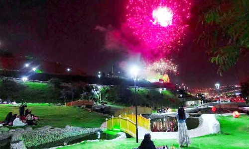 പെ​രു​ന്നാ​ൾ ആ​ഘോ​ഷം: അ​ൽ​ബാ​ഹ​യി​ൽ വെ​ടി​ക്കെ​ട്ട്​