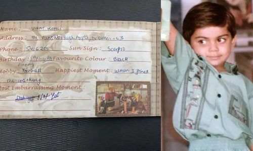 virat kohli slam book