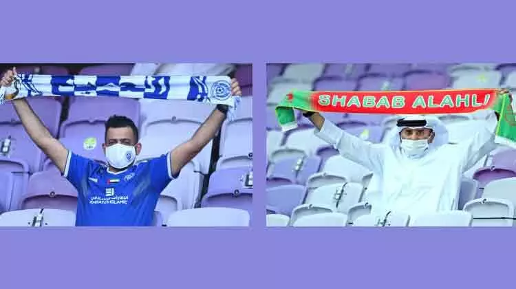 വാക്​സിനെടുത്ത്​ കാണികളെത്തി : ആരവങ്ങൾക്ക്​ നടുവിൽ ഷബാബ്​ അൽ അഹ്​ലി ചാമ്പ്യൻമാർ