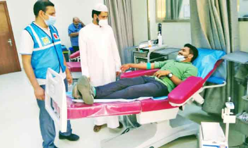 കെ.​​െഎ.​സി വി​ഖാ​യ മെ​ഡി​ക്ക​ല്‍ വി​ങ്​ ര​ക്ത​ദാ​ന ക്യാ​മ്പ് സം​ഘ​ടി​പ്പി​ച്ചു