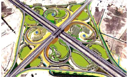 അ​ഞ്ചു​ നാ​ൽ​ക്ക​വ​ല​ക​ളെ ഹ​രി​താ​ഭ​മാ​ക്കു​ന്നു