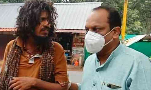 The wandering man was taken over by the Mahatma Janasevana Kendra