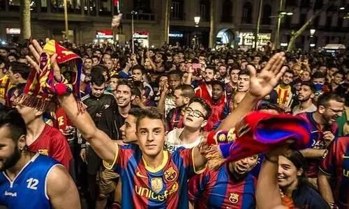 കോവിഡ് ദുരിതാശ്വാസ നിധിയിലേക്ക് 47,000 രൂപ സംഭാവന നൽകി കേരളത്തിലെ ബാഴ്​സലോണ​ ആരാധകർ