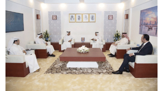 യു.​എ.​ഇ മ​ന്ത്രി ബ​ഹ്​​റൈ​ൻ പ​വി​ലി​യ​ൻ സ​ന്ദ​ർ​ശി​ച്ചു